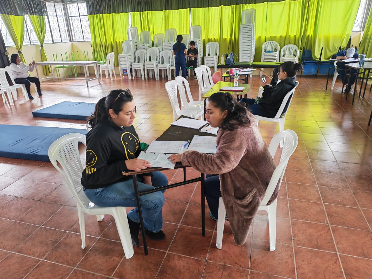 Fichas medicas en campo