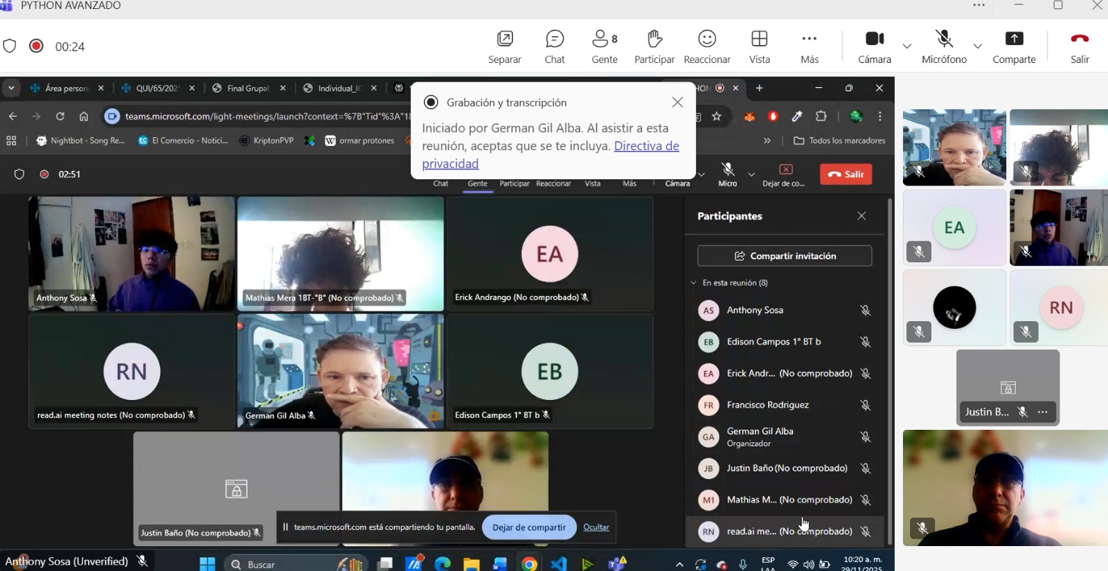 Python Avanzado por Teams