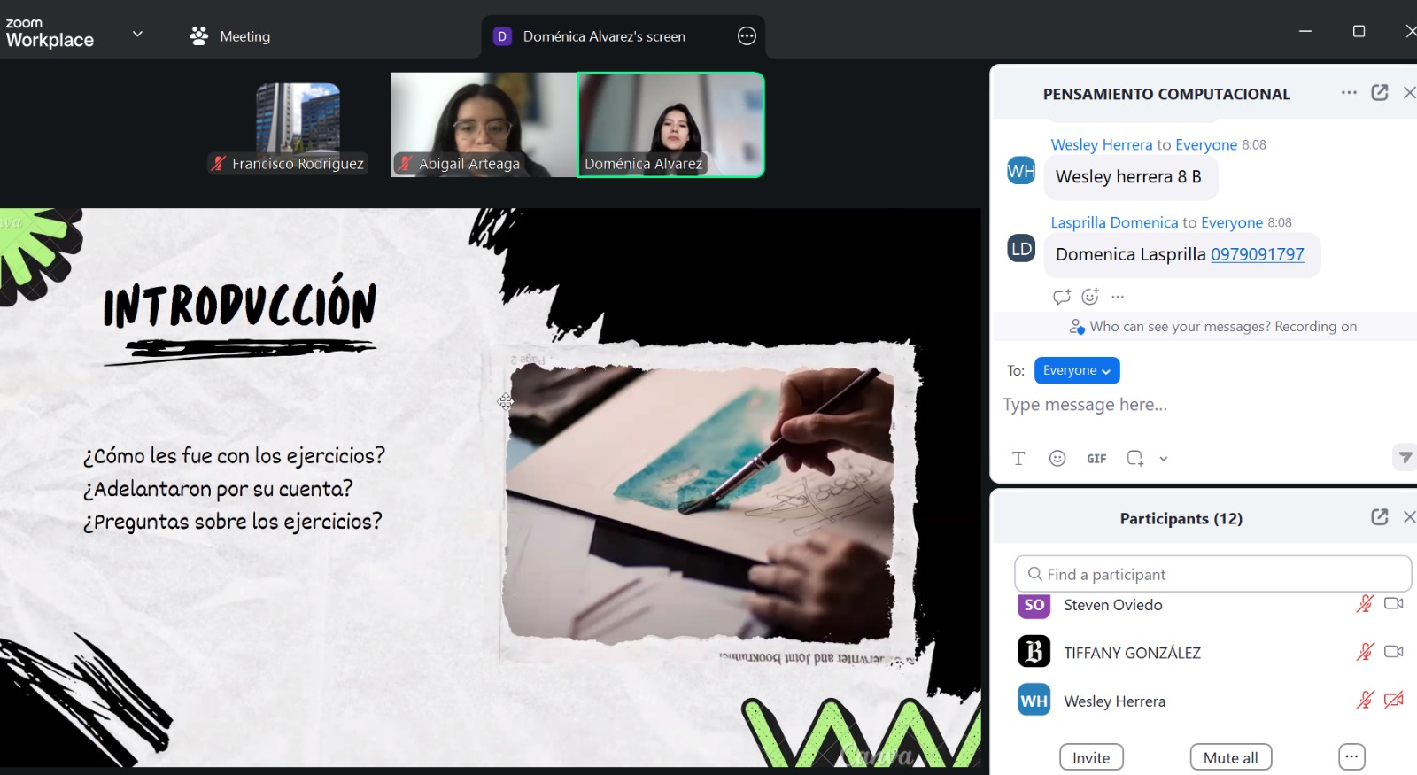 Pensamiento Computacional por Zoom